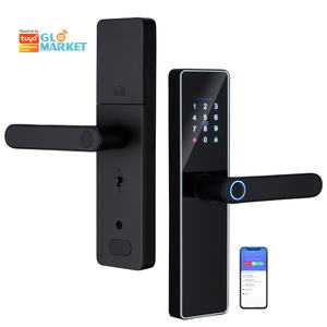 글로마켓 스마트 세라듀라 페차두라 디지털 투야 Ttlock 잠금 RFID 카드 암호 지문 스마트 도어록 - Product Image 1