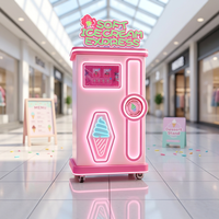 Máquina Expendedora de Helado Suave Comercial de Autoservicio con Pantalla Táctil, Máquina Automática para Hacer Helados para Centros Comerciales, Parques y Lugares Turísticos