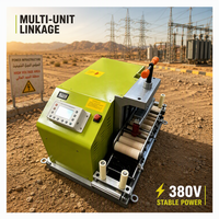 YILI Convoyeur à câble numérique de précision, Alimentateur à lit de rouleaux CNC, Arrêt d'urgence configurable, Guide réglable, Machine industrielle