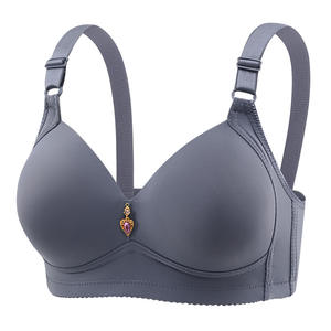 Soutien-gorge ajustable sans armatures, grande taille, fin, confortable, respirant, pour maman, lisse et simple, qui rassemble les <span class=keywords><strong>seins</strong></span>. - Product Image 4
