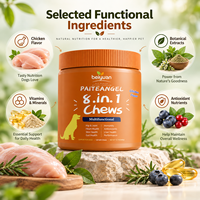 Friandises Tendres pour Chiens 8-en-1 : Complément Multifonctionnel pour Articulations, Immunité, Peau, Pelage et Santé Intestinale – Sans Céréales, Saveur Poulet – Soin Santé OEM