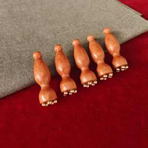 Fabrik-Anpassbare Logo Mini Natürliche Holz- und Bar-Roller für Augen- & Gesichtsmassage Hautpflege <span class=keywords><strong>Massage</strong></span> Guasha-Brett - Product Image 1