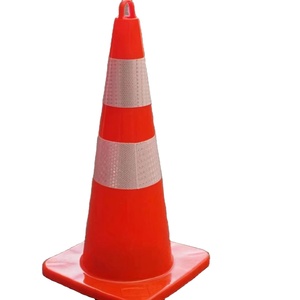 DingTian Semaforo a Cono 700MM <strong>Orange</strong> Reflective Portable PVC 70cm Traffic Warning Facilities Road <strong>Cone</strong> - Product Image 1
