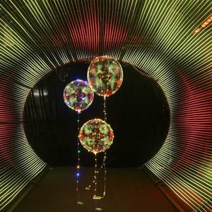 Globos transparentes iluminados Bobo Ball Color mezclado Equipado Modos intermitentes noche - Product Image 2