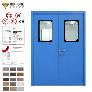 Puerta de Seguridad Moderna de Acero Resistente al Fuego para Bóvedas Bancarias y Entradas de Centros Comerciales con Certificación Doble CE, Protección de 60/90 Minutos - Product Image 4