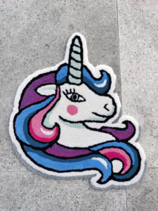 Gub — tapis de sol personnalisé, nouveau Design, décoration murale en forme de petite forme, coullisant à la main, carpette de sol, Art, dessin animé - Product Image 2