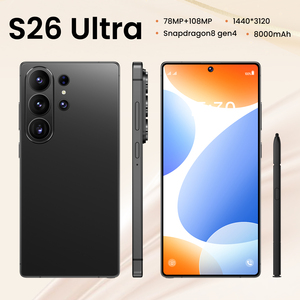 Smartphone S26 <span class=keywords><strong>Ultra</strong></span> Haute Performance 22 Go + 2 To, 5G, Écran LCD 144 Hz, 108 MP, Batterie 8000 mAh, Double SIM Gaming, Android 15 - Product Image 1