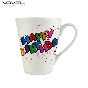 Taza de Cerámica para Latte de 12 oz, Precio al por Mayor, para Sublimación, Taza Cónica de 12 oz con 36 Piezas por Caja - Product Image 2