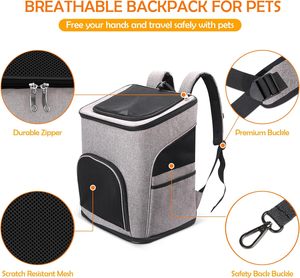 Factory Cat Travel Carrier Pets' <b>Backpacks</b> Bag Carrying Dog Carrier <b>Backpack</b> for <b>Small</b> Dogs Pet Carrier <b>Backpack</b> Pets' <b>Backpack</b> - Product Image 5