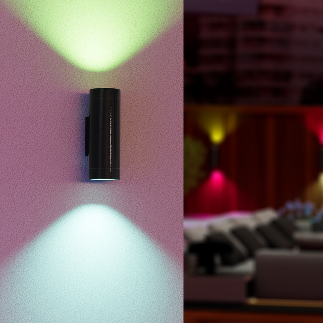 gouly Personalized Wall-mounted up and Down Wall Lamp Dc24v Ucs2904b Rgbw up Down Light Outdoor Wall Led