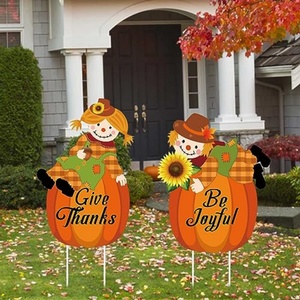 Letrero Navideño para Jardín, Decoración de Patio Exterior con Espantapájaros, Material PP, Corte Personalizado, Color Personalizado - Product Image 2