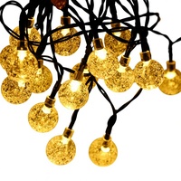 Outdoor Camping Solarbetriebene Blasenball-Sternenlichter IP55-Schutz Knopf-/Fernbedienung für Raumambiente Dekoration