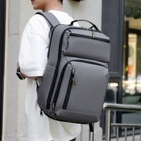 Sac à dos pour ordinateur portable durable et polyvalent, grande capacité, multi-couches, pour les sorties quotidiennes