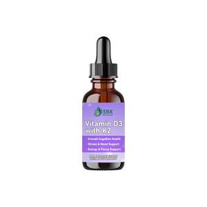 Gouttes liquides de Vitamine D3 avec K2 de marque privée pour favoriser l'absorption du calcium et soutenir la maintenue de la résorption du calcium - Product Image 1