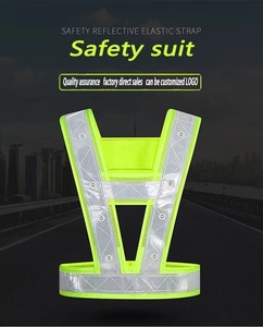 سترة أمان عاكسة عالية الوضوح مع إضاءة LED للعمل في المطارات - Product Image 5