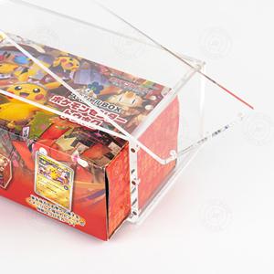Modern Style Acrylic Pokemoned Card Storage Box Clear <b>Display</b> <b>Case</b> for Desktop Horizontal - Product Image 6