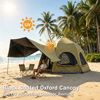 Tente Dôme Gonflable Professionnelle 4,5m en Toile de Coton TC 210g Imperméable pour Glamping Quatre Saisons Résistante aux UV Montage Rapide OEM