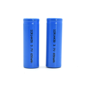 Small battery 14430 <span class=keywords><strong>3</strong></span>,7 v's reloading 650 mah li-ion battery - Product Image 2