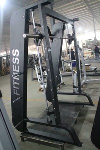 Machine <span class=keywords><strong>Smith</strong></span> Commerciale Professionnelle 290 kg, Rack de Squat Robuste avec Roulements Linéaires pour l'Entraînement Musculaire en Salle de Sport - Product Image 2