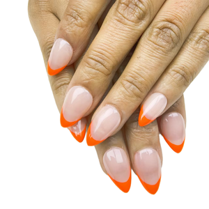 <span class=keywords><strong>Uñas</strong></span> Postizas Hechas a Mano, Color Rosa, Tipo Almendra Francesa Pequeña, <span class=keywords><strong>de</strong></span> Alta Calidad, Reutilizables, Puntas Largas, Stiletto, ABS - Product Image 1
