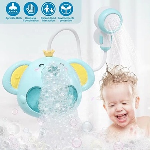 Samtoy électrique mignon <span class=keywords><strong>éléphant</strong></span> en plastique arroseur pommeau <span class=keywords><strong>de</strong></span> douche pulvérisation baignoire eau bulle jouets bébé douche jouets pour bébé - Product Image 3