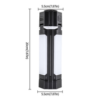 600Lumen Multi-fonction Portable Randonnée En Plein Air Camping Lanterne Avec Aimant Torche D'urgence Tente Suspendue Lumière Travail Lampe De Poche