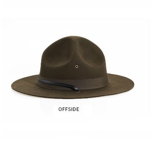 X1337B Adult Green Color Hats 100% <strong>Wool</strong> Fedora Hats United States <strong>Marine</strong> Corps Instruction Cap Boy Scouts - Product Image 6