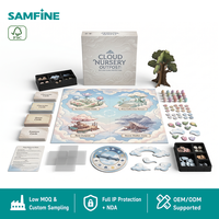 Jeu de société Deluxe Coop avec texture de finition en tissu EUDR Cambric noir contrastant et riche, pour tournoi professionnel, boîte à bandoulière avec sangle de cou