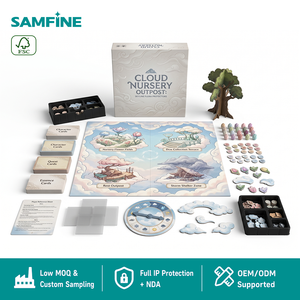 Jeu de société Deluxe <span class=keywords><strong>Coop</strong></span> avec texture de finition en tissu EUDR Cambric noir contrastant et riche, pour tournoi professionnel, boîte à bandoulière avec sangle de cou - Product Image 2