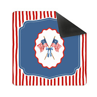 Tapis de jeu de Mahjong floral patriotique de luxe moderne de 31,5 pouces avec base antidérapante en caoutchouc pour Mahjong américain, poker et divertissement