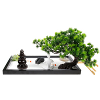 Nouvel Arrivage Personnalisé : Ornement de Méditation pour la Maison, Décoration de Bureau, Coffret Cadeau, Kit Mini Jardin Zen Bouddha Asiatique