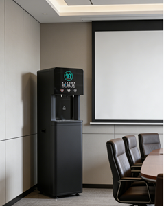 Distributeur d'eau chaude et froide commercial à osmose inverse, filtration 5 étapes, vertical, pour la maison, avec refroidissement, chauffage et purification triple. - Product Image 1
