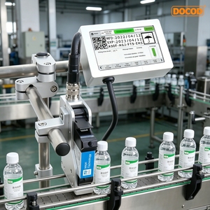 Docod T180e Automatic Expiry Date Qr Code Batch <b>Number</b> Thermal Tij Online Inkjet Printer Coding Machine for Bottle Cable QR Code - Product Image 1