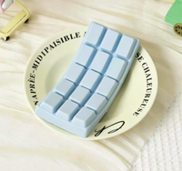 Jouet anti-stress souple à rebond lent en forme de barre de chocolat simulée avec logo personnalisé pour cadeau promotionnel