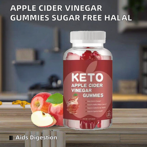 Gomitas de Vinagre de Sidra de Manzana Orgánico, Vitaminas para Adultos, Apoyo a la Digestión, Pérdida de Peso, Sin Azúcar, Certificación Halal, Probiótico, Sangre - Product Image 4