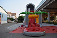 Jeux d'eau gonflables personnalisés pour l'extérieur, toboggan aquatique géant gonflable pour enfants, toboggan aquatique commercial gonflable pour adultes
