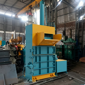 Presse à balles hydraulique automatique pour déchets industriels, équipement de recyclage pour film plastique - Product Image 6