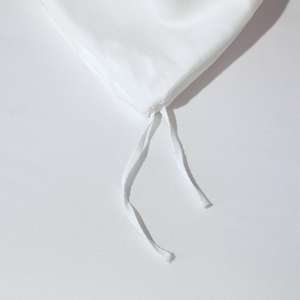 Set Copripiumino <span class=keywords><strong>Matrimoniale</strong></span> Bianco 100% Cotone per Hotel, Lenzuolo Piatto/con Angoli, Federe, 4 Pezzi, Tessuto Liscio Semplice Certificato OEKO-TEX - Product Image 6