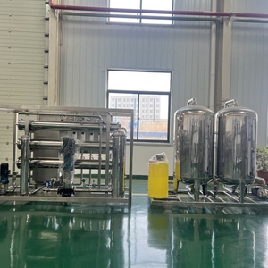 Équipement de traitement d'eau pure minérale entièrement automatique en acier inoxydable par osmose inverse RO, pompe, moteur PLC, 250LPH-10000LPH - Product Image 1