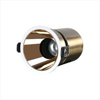 Mini projecteur en aluminium IP20, éclairage de plafond 12W AC220V (±10%) moderne anti-éblouissement COB, spot LED pour salon