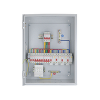 Armoire de commande électrique triphasée à quatre fils assemblée sur mesure, coffret de distribution industriel extérieur basse tension