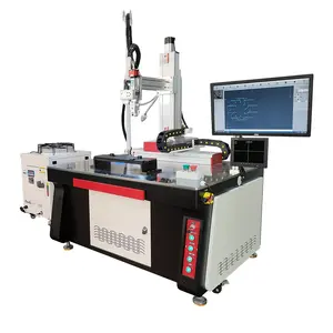 KEYILASER High Precision Metal Aluminum Stainless Steel Cast Laser Welder Automatic Fiber Laser Welding Machine 2000w 3000w