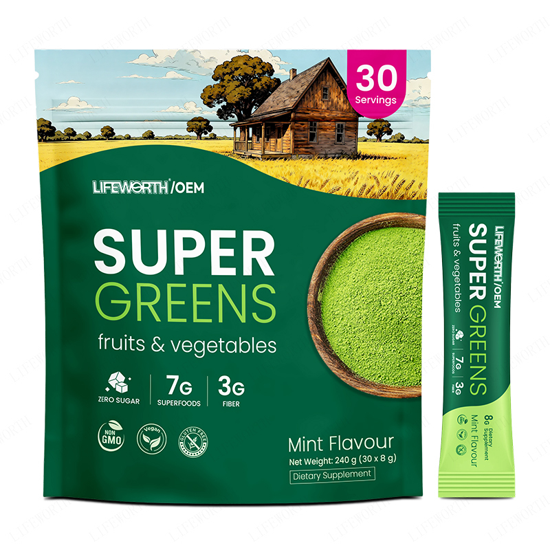 OEM Super Greens Dietary Fiber Powder