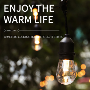Guirlande lumineuse LED RGB Wifi pour intérieur et extérieur, fête, boules suspendues, ampoules Edison, guirlande lumineuse LED étanche, CE - Product Image 2