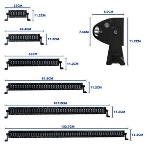 Barre lumineuse de travail à Led 7 "haute luminosité Led antibrouillard Spot Flood Combo Truck Led Lights bar - Product Image 5