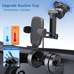 <b>Car</b> Phone <b>Holder</b> Adjustable Height Dashboard Mount With Suction <b>Cup</b> For In Vehicle Use - Product Image 4