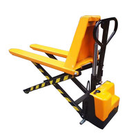 Offre Spéciale Chariot Transpalette Semi-électrique JICHUAN en Acier Inoxydable 1,5 Tonne à Levage Élevé, Type Fourche Ciseaux Longue, Garantie 2 Ans