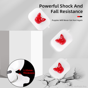 Étui airpods <span class=keywords><strong>Pro</strong></span> en Silicone Pvc, Design de Logo personnalisé en forme de bouledogue pour Apple <span class=keywords><strong>Airpod</strong></span> <span class=keywords><strong>Pro</strong></span> - Product Image 5