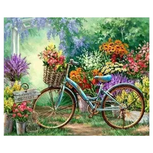 11CT 30*40CM Handmade embroidery DIY cross stitch back garden wall decoration cross stitch kits factory delivery fast low price