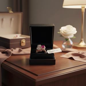 Anillo de Diamante Cultivado en Laboratorio de Diseño Italiano Popular para Mujer, Oro Rosa, Estilo Étnico, Certificado IGI, Precios al por Mayor - Product Image 3